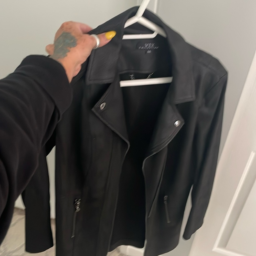 Leather soft jacket